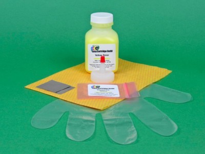 Yellow Toner Refill Kit for Samsung CLX 3185 3185FN 3185FW 3185N 3185W CLT-Y407S