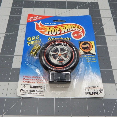 Hot Wheels Keychain Classic Red Line Rally Case #6466 Cockey Cab Sealed 1999