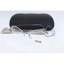 New Silhouette SPX 5515-4640 Aqua Blue Cat Eye Eyeglasses Clear Lenses 52mm