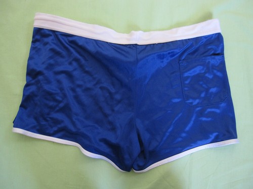 Short Adidas Equipe de France Porté #6 Vintage Football Bleu 80'S - L - Picture 2 of 5