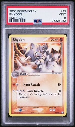 Rhydon graded PSA 9 for sale on eBay