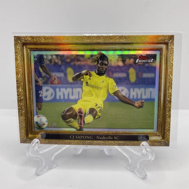 2022 Topps Finest MLS #P-8 CJ Sapong PITCHuresque - Nashville SC