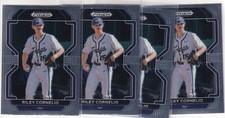 LOT (4) 2022 PRIZM DRAFT RC RILEY CORNELIO WASHINGTON NATIONALS ROOKIE MLB #1152