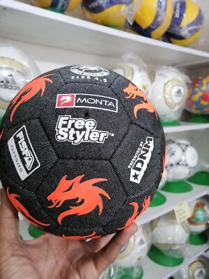 Monta Black Freestyle Soccerball Size 4.5 Street ball | eBay