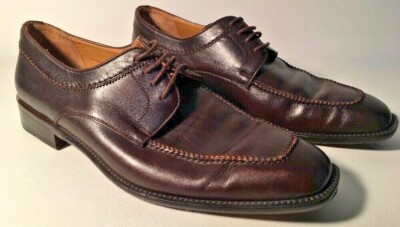 Mezlan Windham Shoes Mens Size 12 M Dark Brown Leather Oxford Dress Lace Up Mezlan Men main image 2