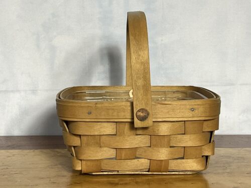 2003 Longaberger kleiner quadratischer Beerenkorb handgefertigt in den USA - Bild 2 von 12
