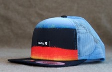 New Hurley Surfing BOYS YOUTH Mixtape Trucker Hat Snapback RHTHRL-2
