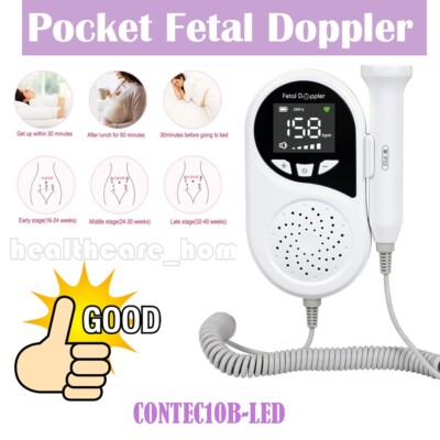 Heart Rate Monitor Home Pregnancy Baby Fetal Sound Heart Rate Detector
