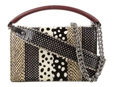 NWT 575 DIANE VON FURSTENBERG SNAKESKIN SHOULDER BAG