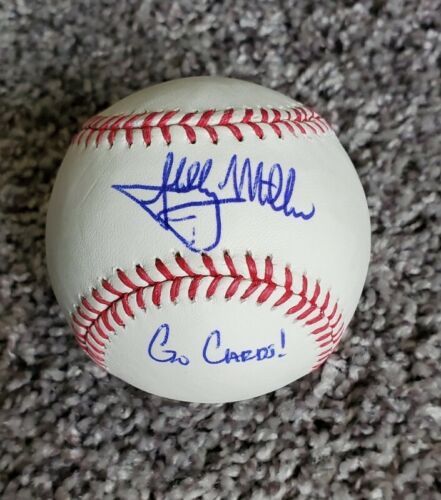 Shelby Miller Autograph Baseball ROMLB Cardinals Braves Rangers Inscription COA - Picture 1 of 3