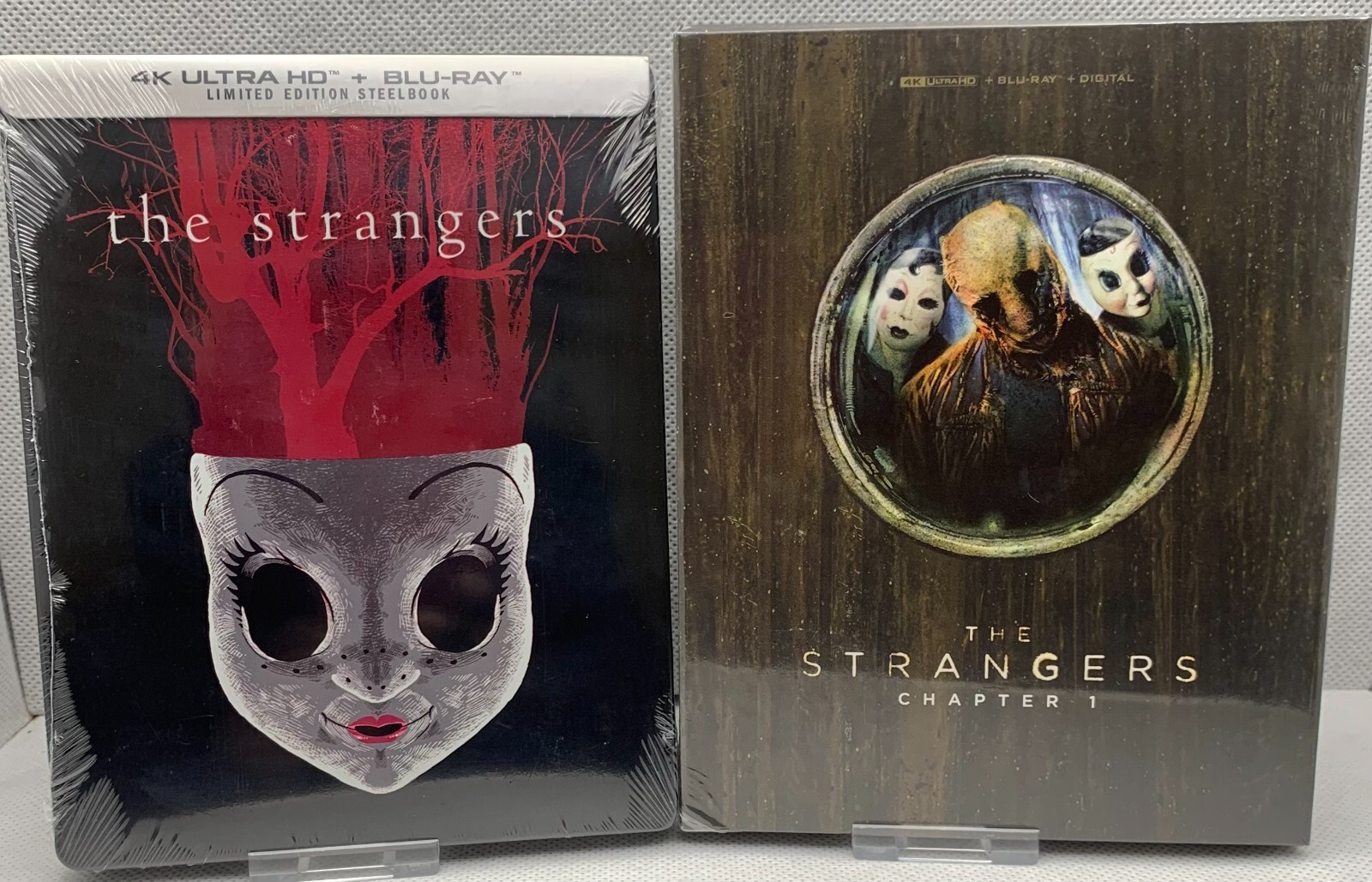 THE STRANGERS + STRANGERS CHAPTER 1 -US EXCLUSIVE 4K UHD BLURAY STEELBOOKS *NEW*