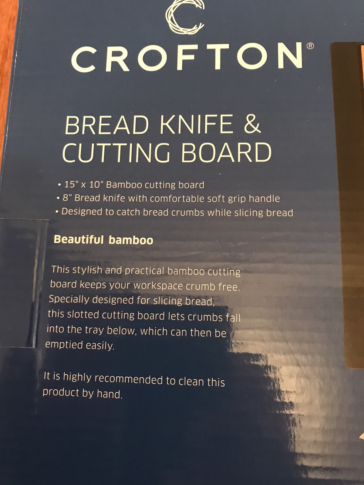 Crofton Bread Knife & Cutting Board Great Holiday Gift for sale online