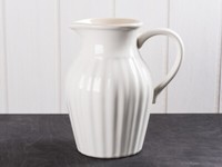 Ib Laursen Mynte Kanne 1,7 Liter Creme Weiß Keramik Geschirr Butter Cream Krug