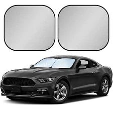 2pcs For Buick Car Windshield Sun Shade UV Block Reflective Front Visor Cover