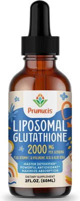 2000MG LIPOSOMAL GLUTATHIONE LIQUID HIGH ABSORPTION 2 FL OZ ANTIOXIDANT ENERGY