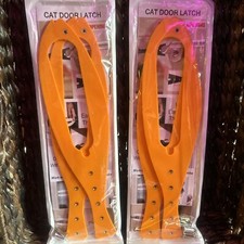 Cat Door Holder Latch Let Cats in and Keep Dogs Out 4 Latches Total