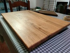 Scrivania da parete in legno massello di castagno - wall desk solid wood