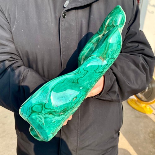 11.6LB Natural chrysocolla/Malachite transparent cluster rough mineral sample - Picture 20 of 21