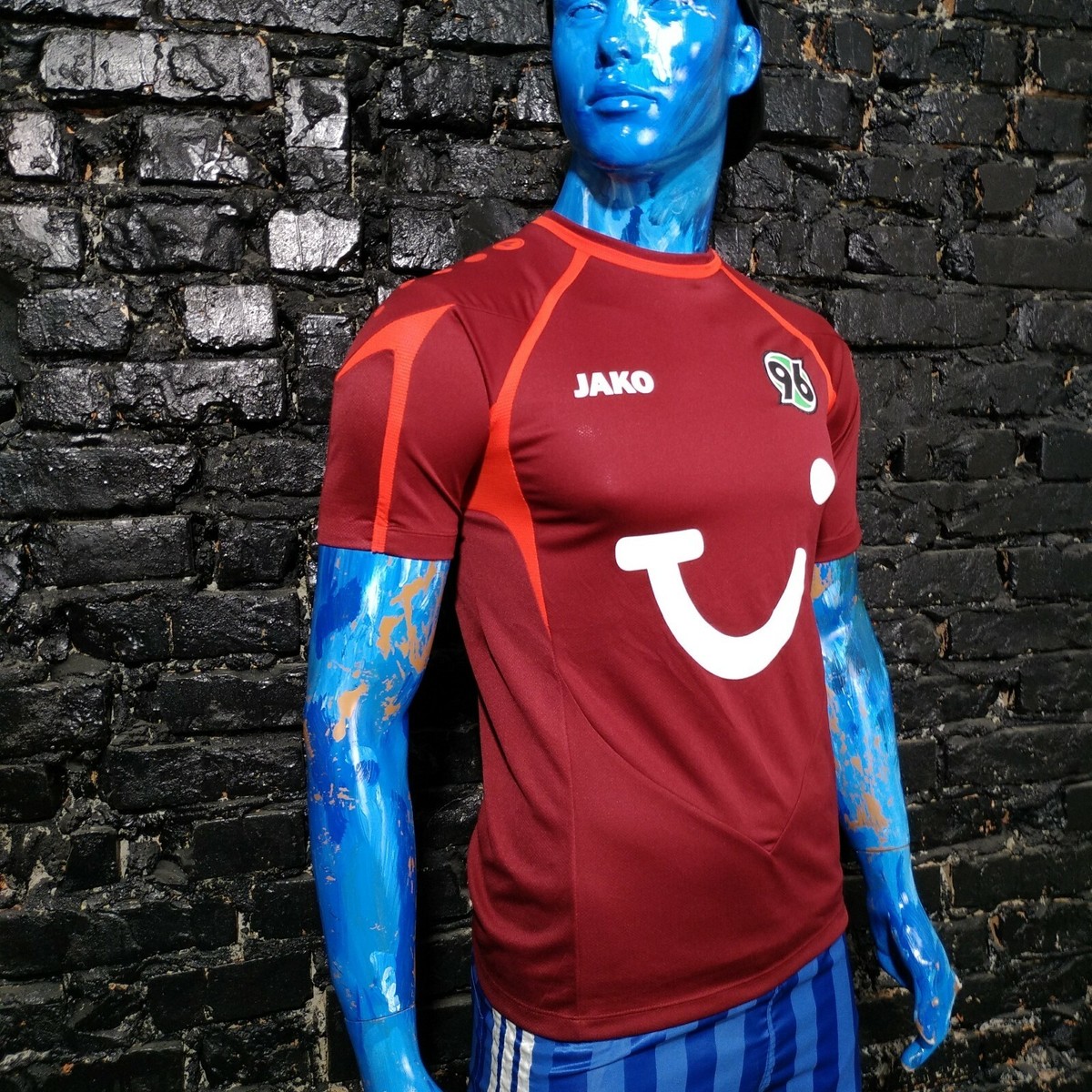 Hannover 96 Jersey Home football shirt 2013 - 2014 Red Jako Trikot