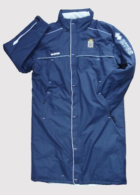 RCS CHARLEROI Vintage ERREA Football Bench Jacke X Large XL Herren Made in Italy
