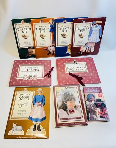 Lot/ American Girls Pastimes/ Theater/ Paper Dolls/ VHS/ Stationery/doll Pattern