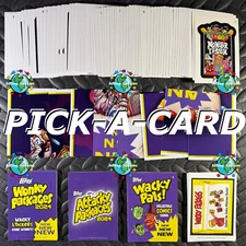 TOPPS WACKY PACKAGES HALLOWEEN 2024 PICK-A-CARD BASE,WONKY,ATTACKY,PALS,WRAPPER