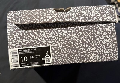 Size 10 - Air Jordan 3 Retro Green Glow BOX ONLY