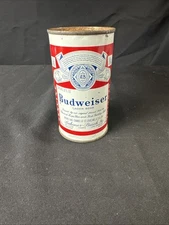 Vintage Budweiser Flat Top Beer Can 