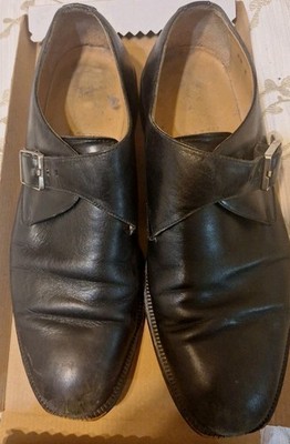 Bally Switzerland Mens Leather Monkstrap Shoes US 9.5 EU 8.5E
