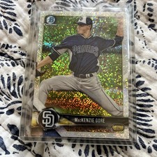2018 Bowman Chrome Draft Sparkle Refractor MacKenzie Gore #150