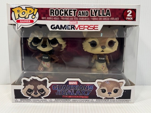 Rocket and Lylla Marvel Guardianes de la Galaxia Funko Pop! Pack 2 Juegos