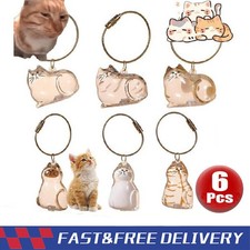 6X Cat hair storage box pendant, cat hair storage capsule keychain commemorative