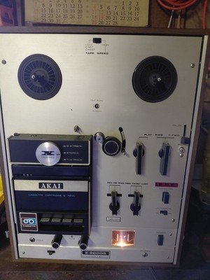 Akai X-2000S Tape Recorder Reel-to-Reel Deck Model X-2000S
