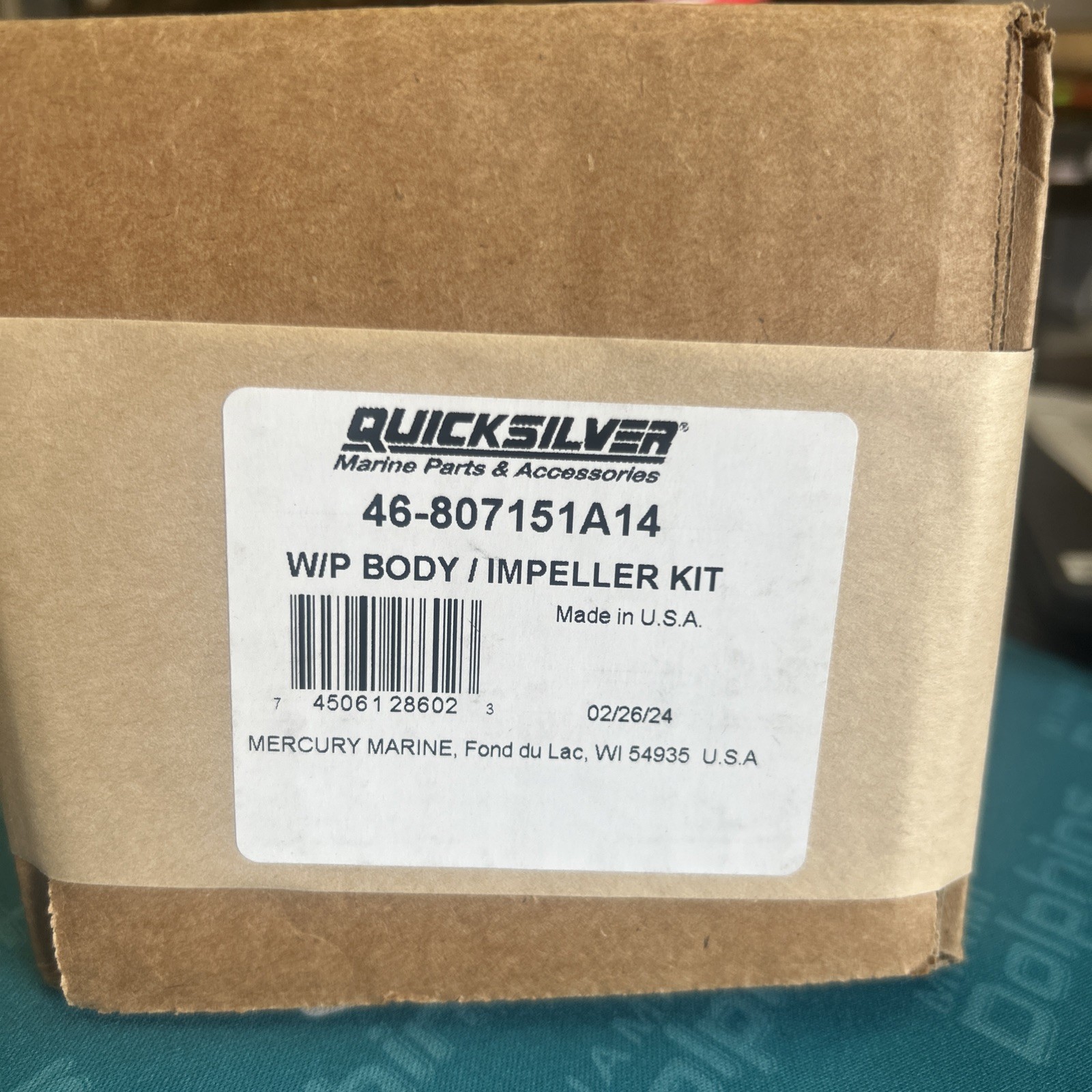MERCURY QUICKSILVER OEM # 46-807151A14 BODY/IMPELLER KIT