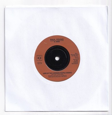 (AO424) Paul Young, Love Of The Common People - 1983 - 7 inch vinyl