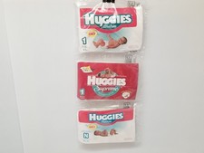 Vintage 1999 Huggies Diaper Samples 3 Pack Unopened Movie Prop 90's Baby 