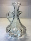 Vintage Anchor Hocking Hobnail Glass Cruet with Faceted Stopper  Lancaster Ohio