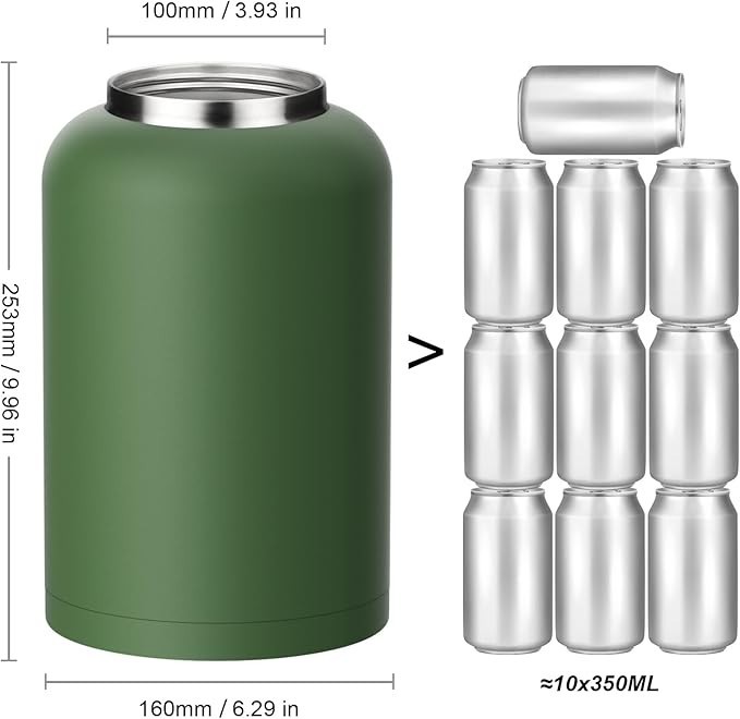 Zenbo One Gallon/128 oz Jug, Straw, Double Wall Leak Proof Keeps Hot / Cold