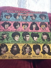 Original 1978 Vinyl LP Rolling Stones Banned Celebrity Cover Some Girls Die Cut