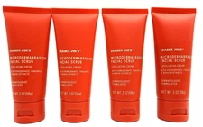 4 x  Trader Joe's Microdermabrasion Scrub Exfoliating Cream 2 oz Each