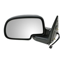 Side Mirror Left Driver Power Operate Gloss Black for GMC for Chevy GM1320231