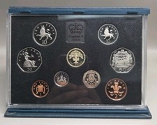 1992 The Royal Mint UK 9 Coin Proof Set Collection With COA