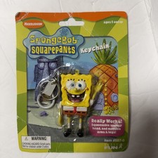 Nickelodeon Bob Esponja Nuevo 2000 Básico Divertido Llavero Exprimible