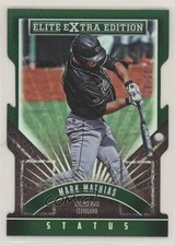 2015 Panini Elite Extra Edition Status Emerald Die-Cut 25/25 Mark Mathias a8x