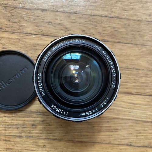 Minolta MC W.Rokkor SG 28mm f/3.5 Wide Angle Lens - Picture 11 of 13