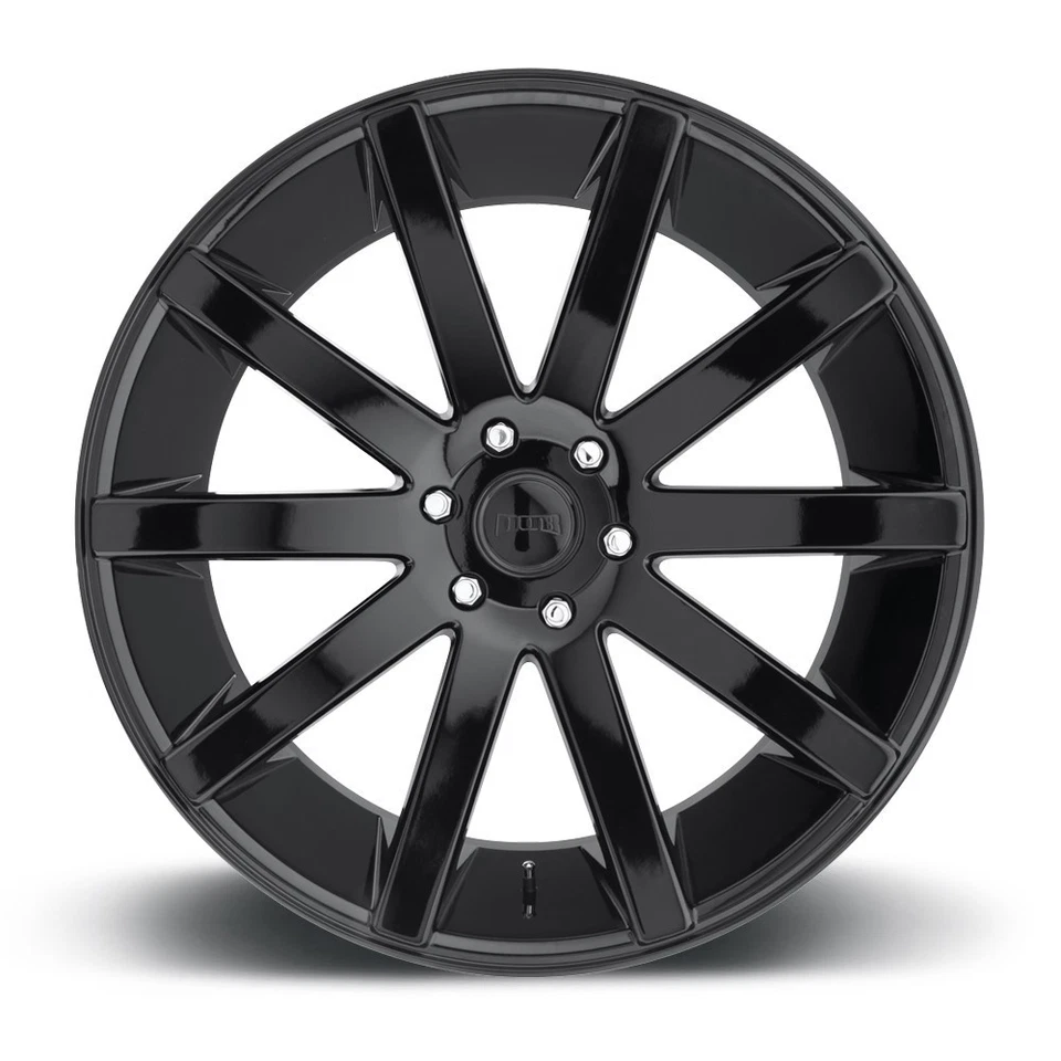Rueda negra brillante DUB 1PC S219 Shot Calla 24x10 6x5,5 24" 20 mm para llanta Nissan Foto 2 de 4