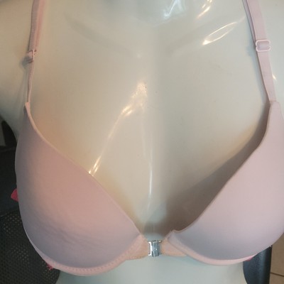 Maddie & Coco Underwire Push Up Front Closure Pink Padded Women's Bra 36B