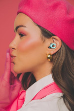 Hush Hoops Ear Plugs, Ultra-Soft Reusable Noise Reducing Earplugs with Horses...