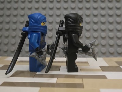 LEGO Cole & Jay Minifigures - NINJAGO Golden Weapons 2263 2516