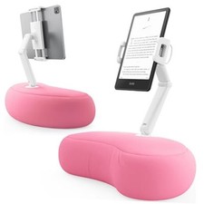 Tablet Pillow Holder, Kindle Holder Compatible with 4.7  -15.6  Kindle, Pink